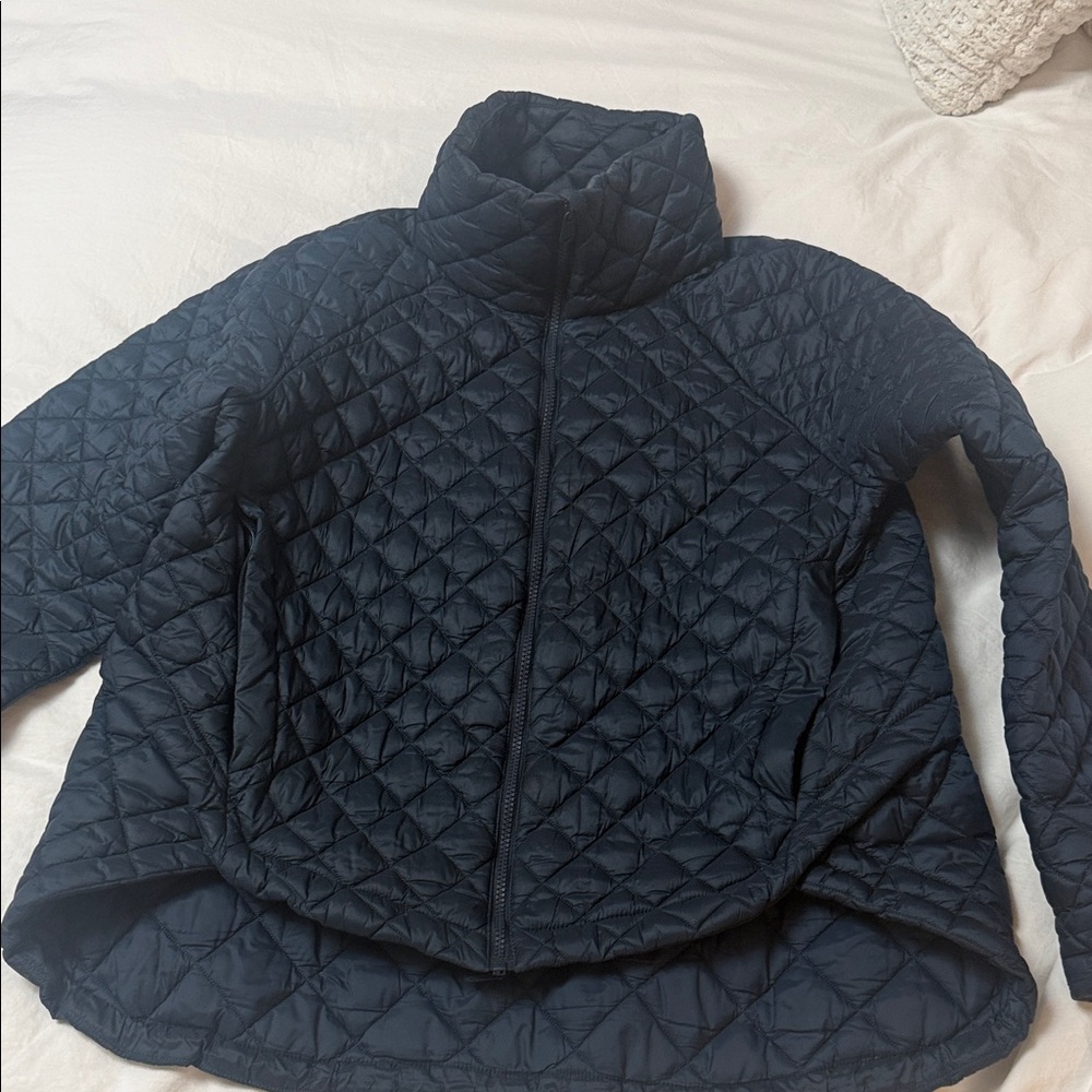 Athleta Women's Quilted Utility Jacket - Navy